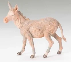 Outlet Standing Donkey Nativity Fig 5", , 52443 5"