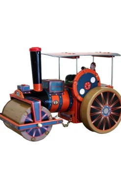 Alexander Taron Steam Roller, Collectible Tin Toy, Ms499^ Clothtique/Fabriche Santas
