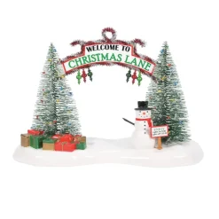 Best Sv, A Festive Christmas Gate, 6007268, Snow Village Snow Village