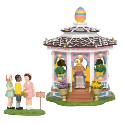 Department 56 Sv, Easter Bunny Gazebo, 6004818, Snow Village^ Easter