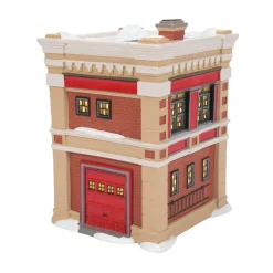 Shop Sv, Engine 223 Fire House, 6011422, Snow Village Snow Village