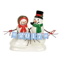 Clearance Sv, Lucky The Snowman, 2017, Snow Village, 4056698 Village Accessories