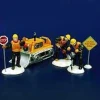 New Sv, Men At Work Set Of 4, Snow Village, 56.54894 Snow Village