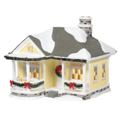 Discount Sv, Morning Dew Cottage, 6006976, Snow Village, Country Living Snow Village