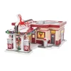 Fashion Sv, Reindeer Gas Station, 6007623, Snow Village Snow Village