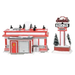 Sale Sv, Scooter's Diner, 6007793, Snow Village Snow Village