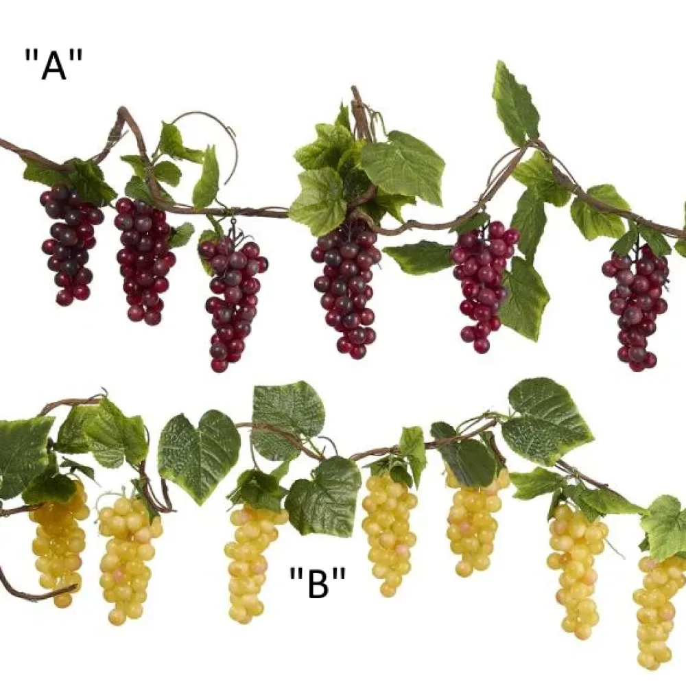 Kurt S Adler Thick Grape Vine Garland 2 Asst, D1745^ Garlands (Tree)