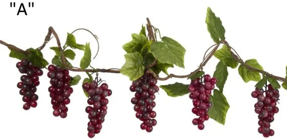 Kurt S Adler Thick Grape Vine Garland 2 Asst, D1745^ Garlands (Tree)