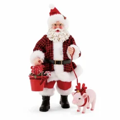 Department 56 This Little Piggy, 6008566, Possible Dreams^ Clothtique/Fabriche Santas