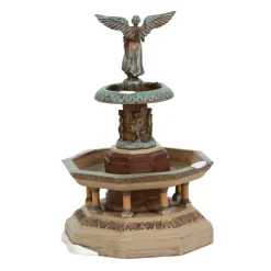 Hot Va, Christmas Bethesda Fountain, 6003193, Village Accessories