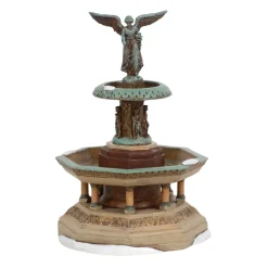 Hot Va, Christmas Bethesda Fountain, 6003193, Village Accessories