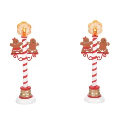 Sale Va, Gingerbread Street Lights, 6007683, Village Accessories