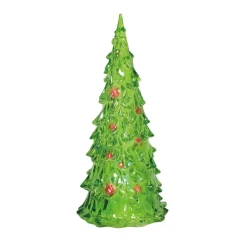 Hot Va, Lit Emerald Trees Set/2, 6005551, Snow Village