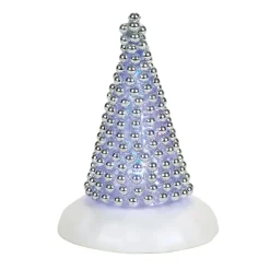 Cheap Va, Silver Dream Lit Tree, 4057610, Snow Village