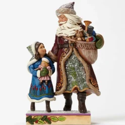 Shop Victorian Santa Walking With Child Jim Shore