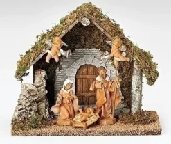 Best Wedding Creche Nativity 15 Pc Set, 5", , 54790 5"