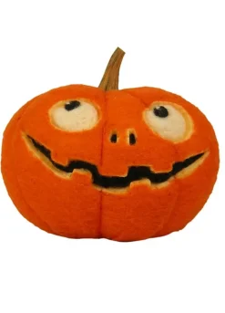 Byers Choice Wide Felted Jack-O-Lantern, , Fpmp2^ Byers Choice Carolers