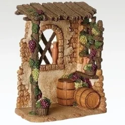 Fontanini Wine Shop, 5" , 55602^ Resin