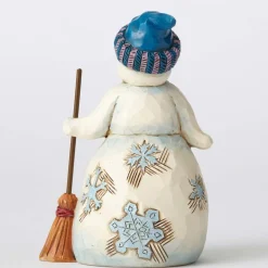 Best Sale Wonderland Pint Snowman /Broom Jim Shore