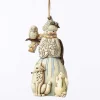 Enesco Woodland Snowman Ornament^ Resin