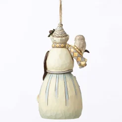 Enesco Woodland Snowman Ornament^ Resin